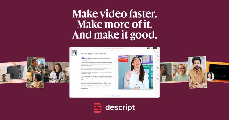 Descript video editor preview